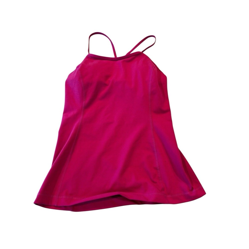 Under armour Magenta Athletic Tank Spaghetti Straps Racerback Size Small